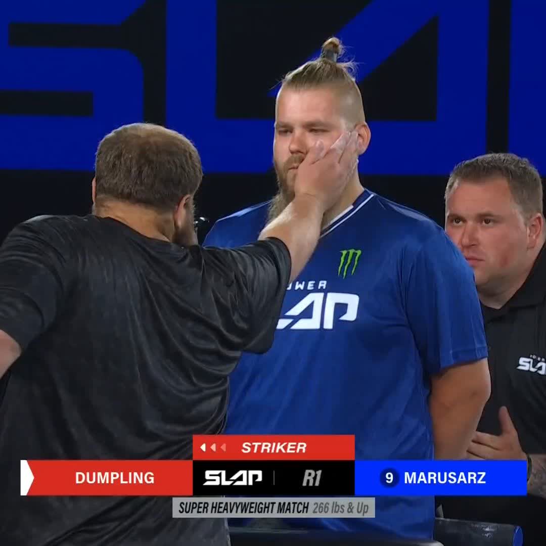 A PowerSlap star is born and he is a 5-foot-9, 350 pound Siberian farmer named Dumpling