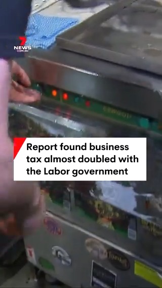 A new report has found Victoria's business tax have almost doubled in the years Labor has been in power. The Opposition say it’s crippling businesses and many are in favour of moving to other states. Get everyone’s reaction on 7NEWS at 6pm. NickMcCallum7 #7NEWS