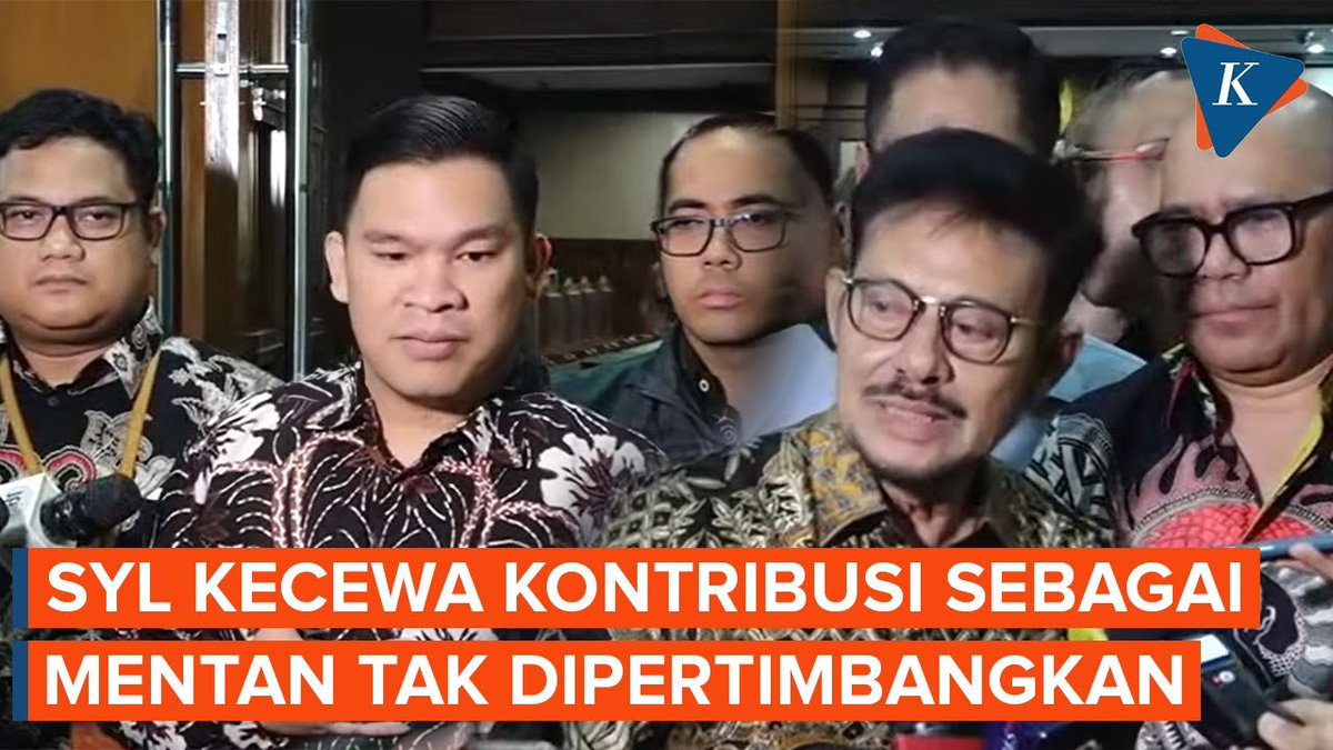 Dituntut 12 Tahun Penjara, SYL Ngaku Kecewa Kontribusi saat Jadi Mentan Tak Dipertimbangkan ~N #SYL #Korupsi #Kementan