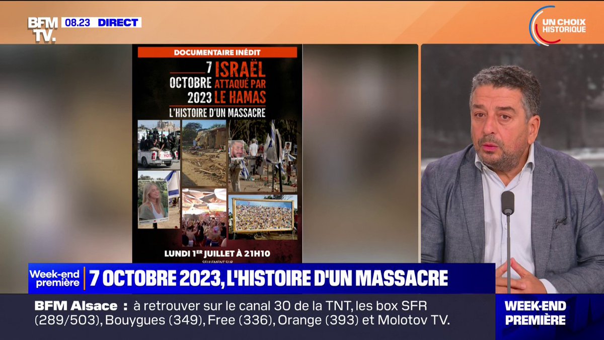 💬 "Ce film pour moi, c'est un témoignage contre l'oubli" ➡ Yves Azeroual, réalisateur du film "7 octobre 2023, Israël attaqué par le Hamas, l'histoire d'un massacre"