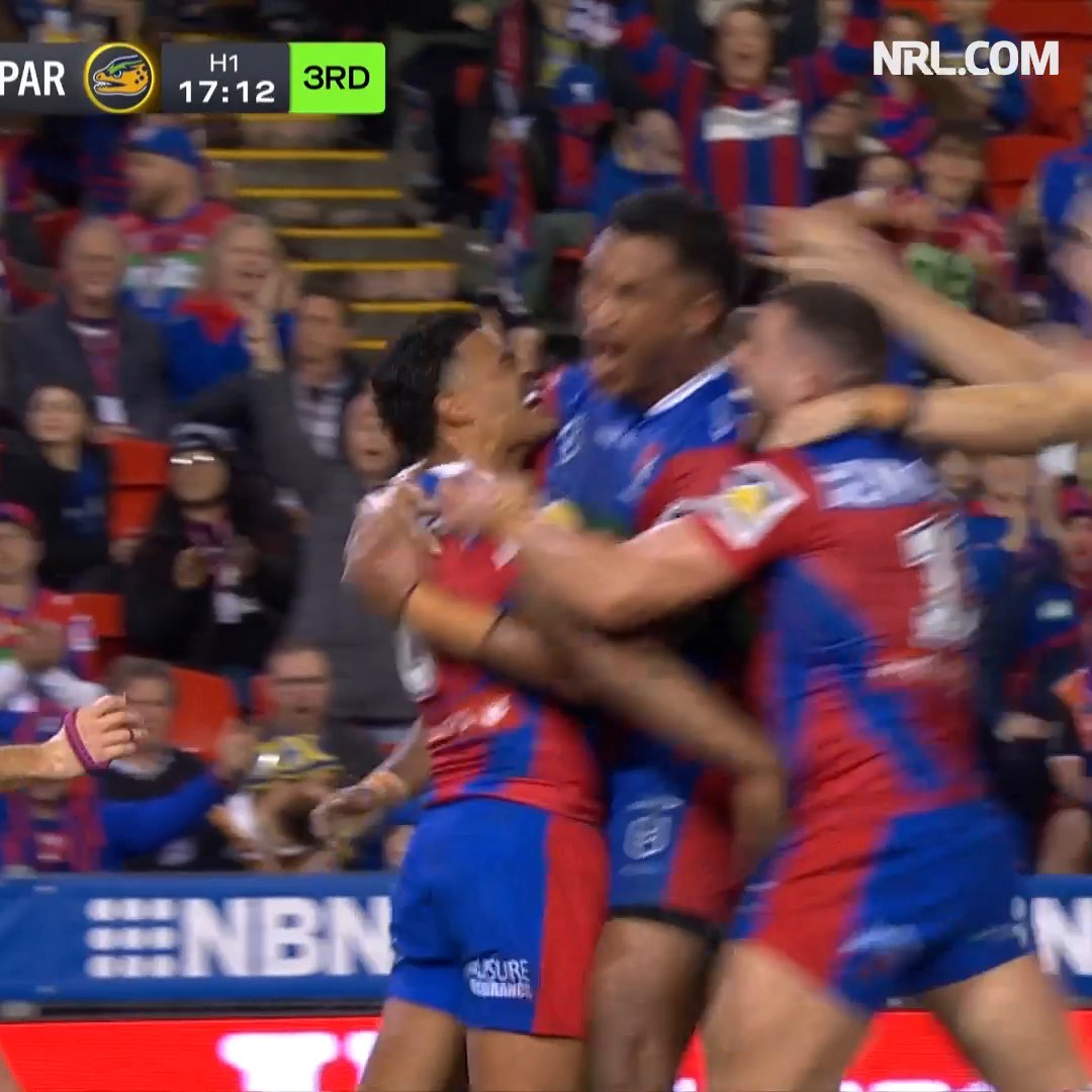 Will Pryce on debut! #NRLKnightsEels