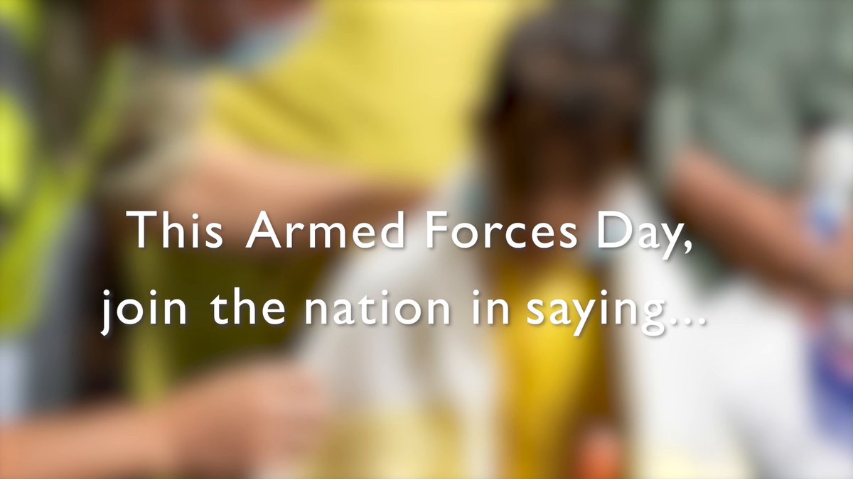 This #ArmedForcesDay, please join us in thanking the incredible men and women of the Armed Forces community. (1/2)
