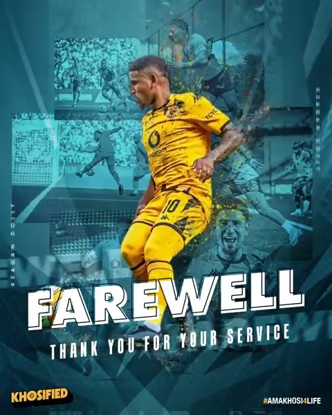 Thank you for your service, Keagan Dolly! We wish you all the best in your future endeavours. #Amakhosi4Life #ThankYouDolly