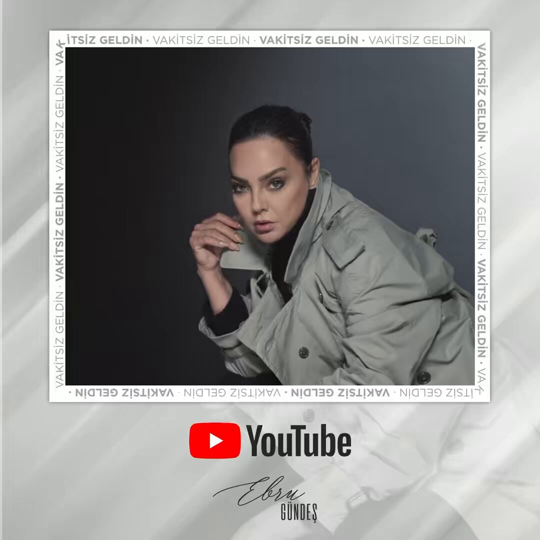 Vakitsiz Geldin YouTube kanalımda 😍 #EbruGündeş #VakitsizGeldin İzlemek İçin ➡