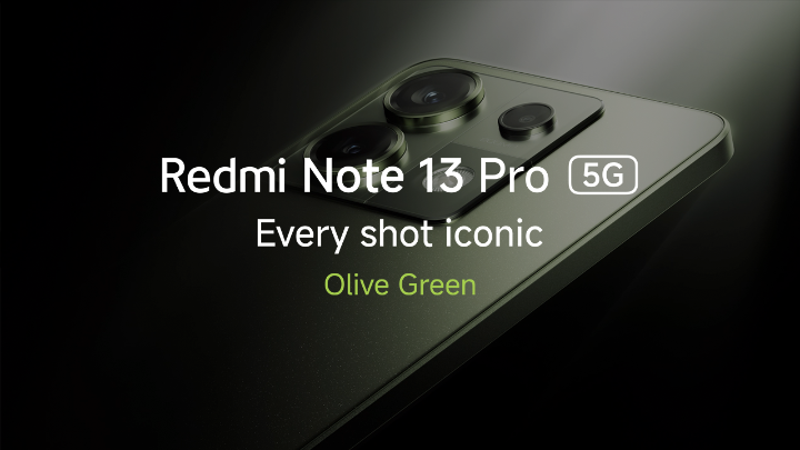 Innovation blended with nature. 🌿📱🌿 Get a sight of the Olive Green #RedmiNote13Pro5G's design! #EveryShotIconic