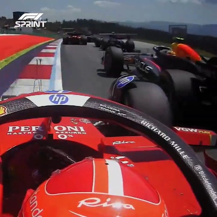 Now that's how to start an #F1Sprint! 💪 Charles Leclerc makes up three places in five corners 👏 #F1 #AustrianGP