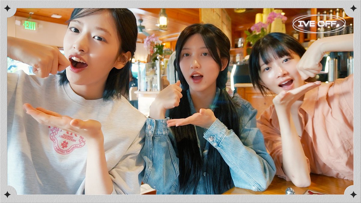 🎥 [IVE OFF] 밥심즈의 🥘 밥심 기행 🍚 in LA #IVE #아이브 #ANYUJIN #안유진 #GAEUL #가을 #REI #레이 #IVE_OFF