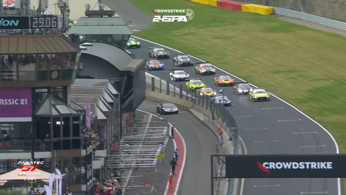 The wait is over! Finally, we are GO for the centenary CrowdStrike 24 Hours of Spa 🙌🏼 Watch LIVE and for free: #Spa24H 💯 #FanatecGT