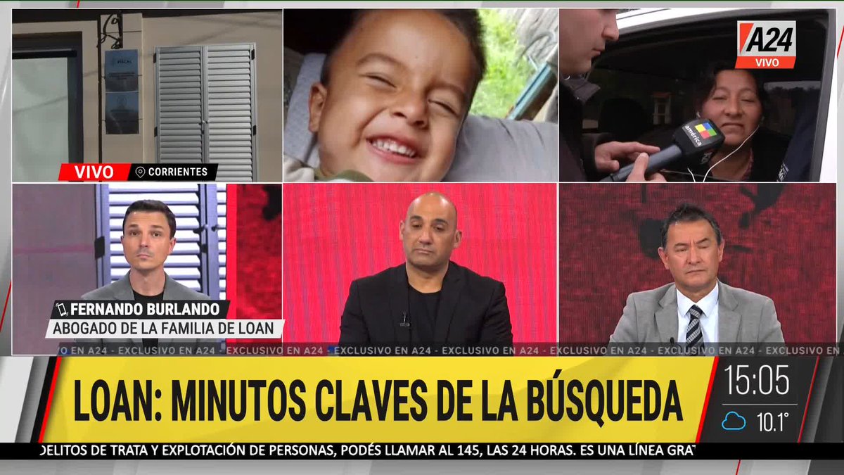 🔴 FERNANDO BURLANDO en A24: 💬 “No obstruyan la acción de la Justicia” 💬 “Los funcionaros se cag… en la familia de Loan” 💬 “Voy a ir por todos los que le tomaron el pelo a esta familia”