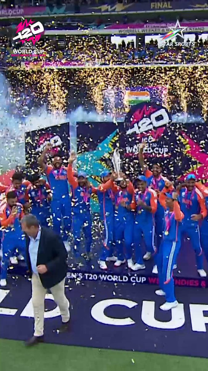 THE MOMENT WE HAVE BEEN WAITING FOR 🥺❤️ India are the #T20WorldCup2024 CHAMPIONS 🇮🇳 #T20WorldCupFinal | #INDvsSA | #T20WorldCupOnStar