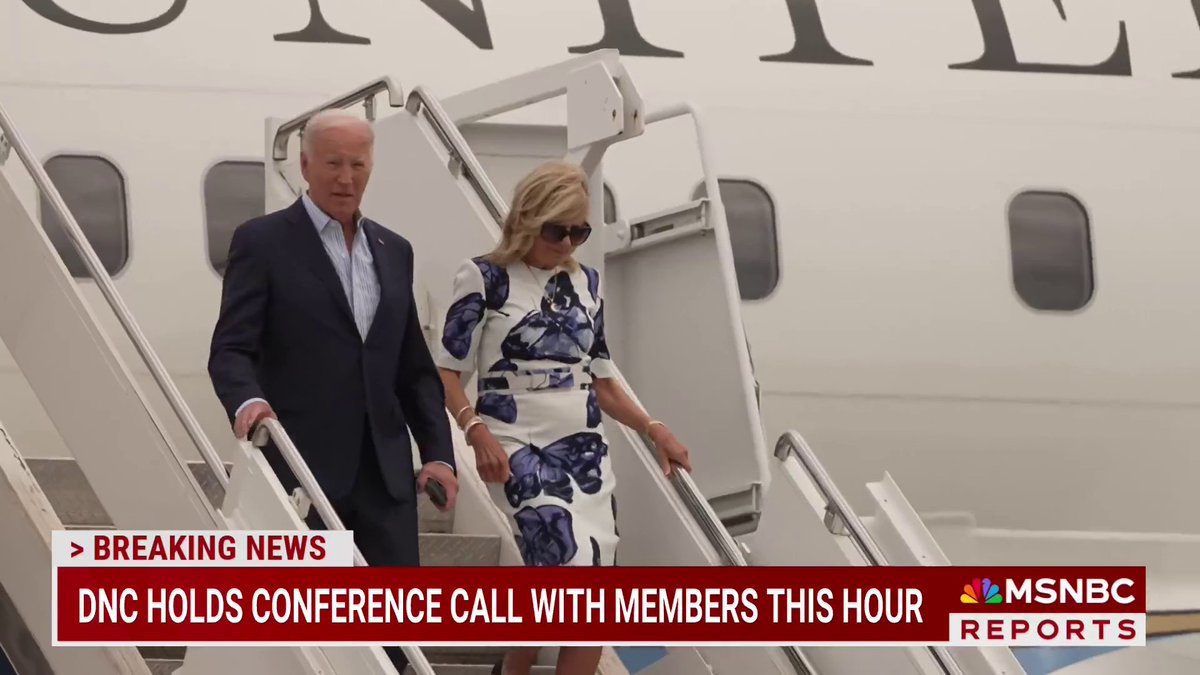 NOW: DNC holds conference call with members as Biden campaigns in New York