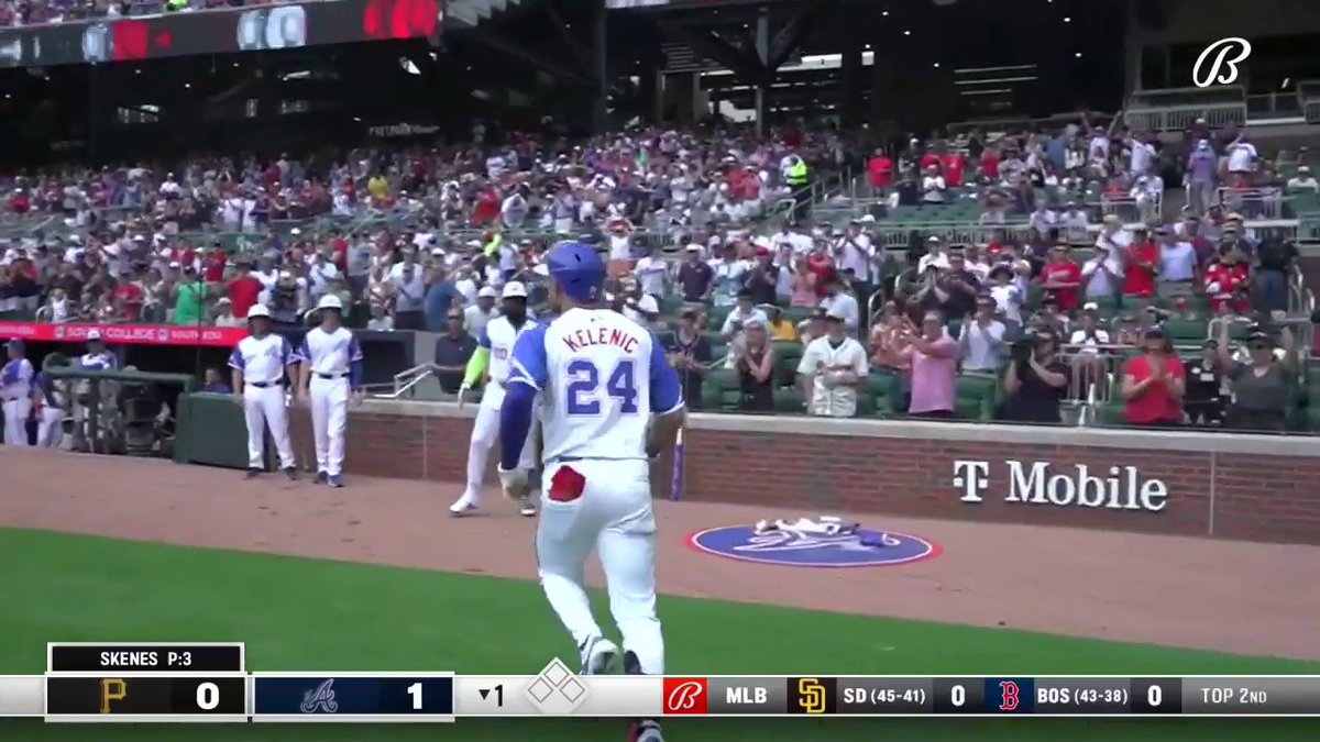 JARRED KELENIC LEADOFF HOMER OFF PAUL SKENES 😱