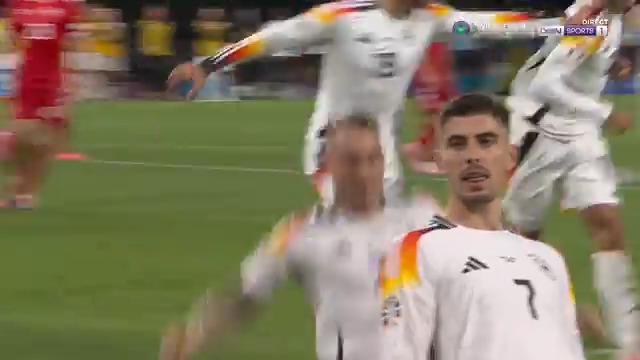 🔥 Kai Havertz ouvre le score pour l'Allemagne sur penalty ! 🥶 Après une main de Joachim Andersen dans la surface ! 🏆 #EURO2024 #ALLDAN #beINEURO2024