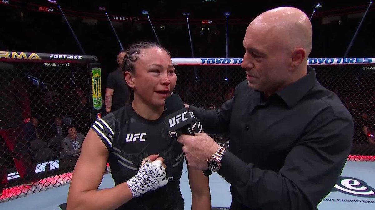 Happy trails to the Karate Hottie! 👏 One tough mother Michelle Waterson calling it a career after blazing an unbelievable trail inside the Octagon! #UFC303