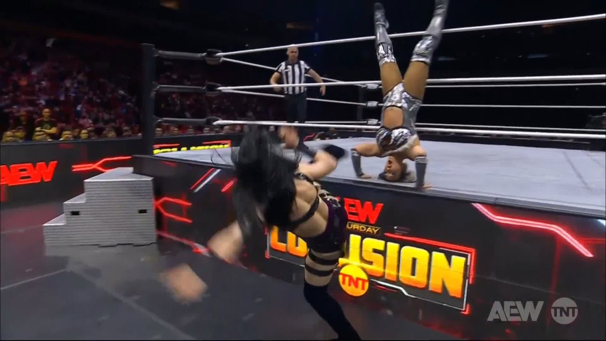 What a SHOT! Watch #AEWCollision on TNT! Lady Frost | Stephanie Vaquer