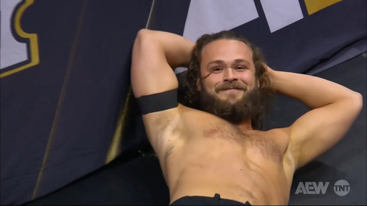 Back &amp; forth action in this 6-man tag team match! Watch #AEWCollision on TNT! Mark Briscoe | Dante Martin | Lio Rush 🖤 | Jack Perry | Konosuke Takeshita | ELP