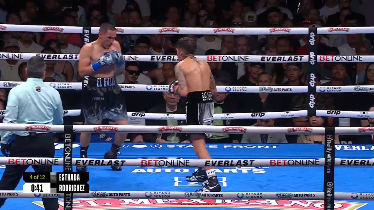 ESTRADA DOWN IN THE FOURTH!!! DAZN Boxing
