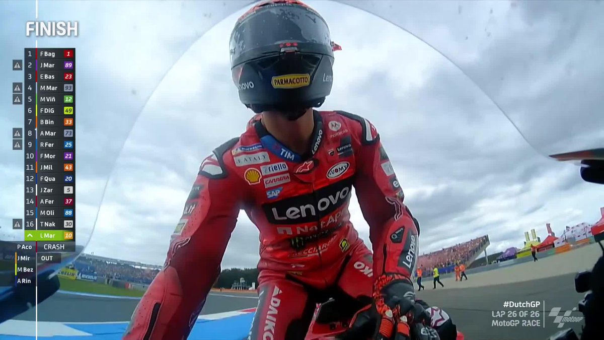 Simply faultless! 👌 Pecco Bagnaia just loves Assen and Assen loves him back ❤️ #DutchGP 🇳🇱
