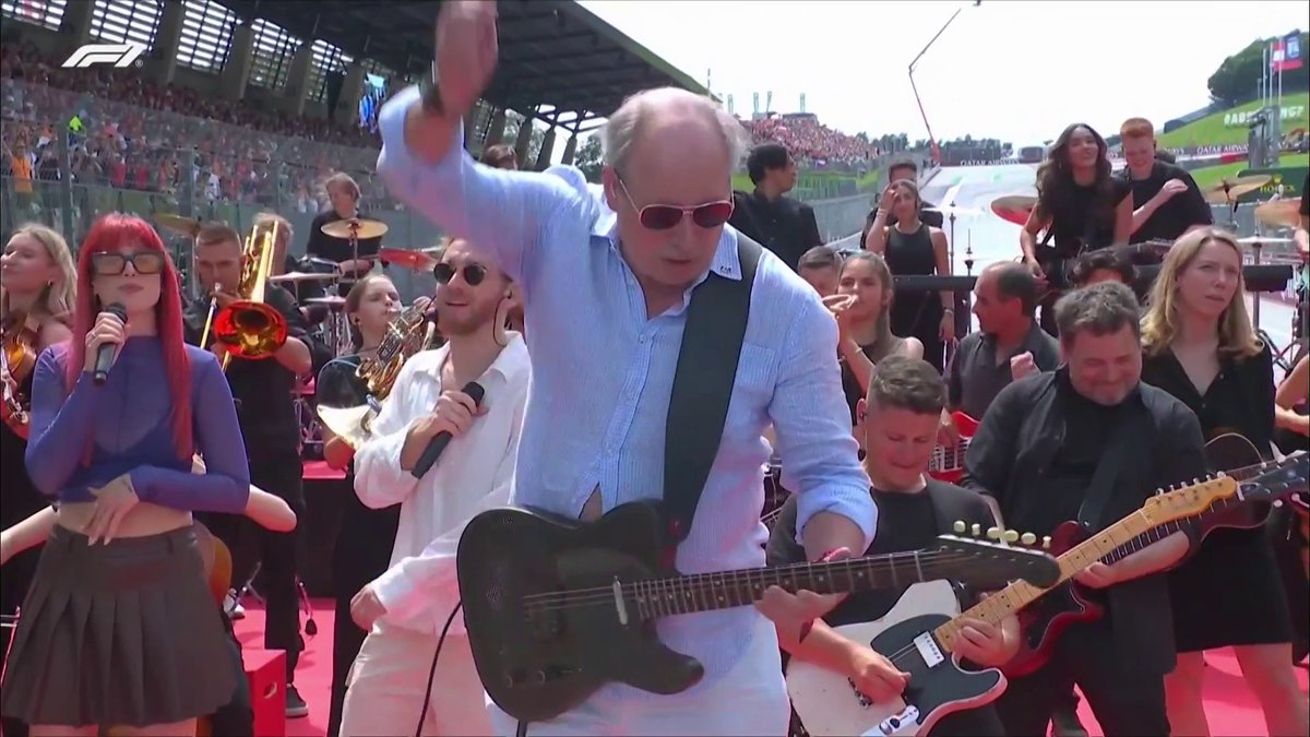 Hans Zimmer and F1 is the collab we NEVER knew we needed! An EPIC performance of the Austrian National Anthem 🎸