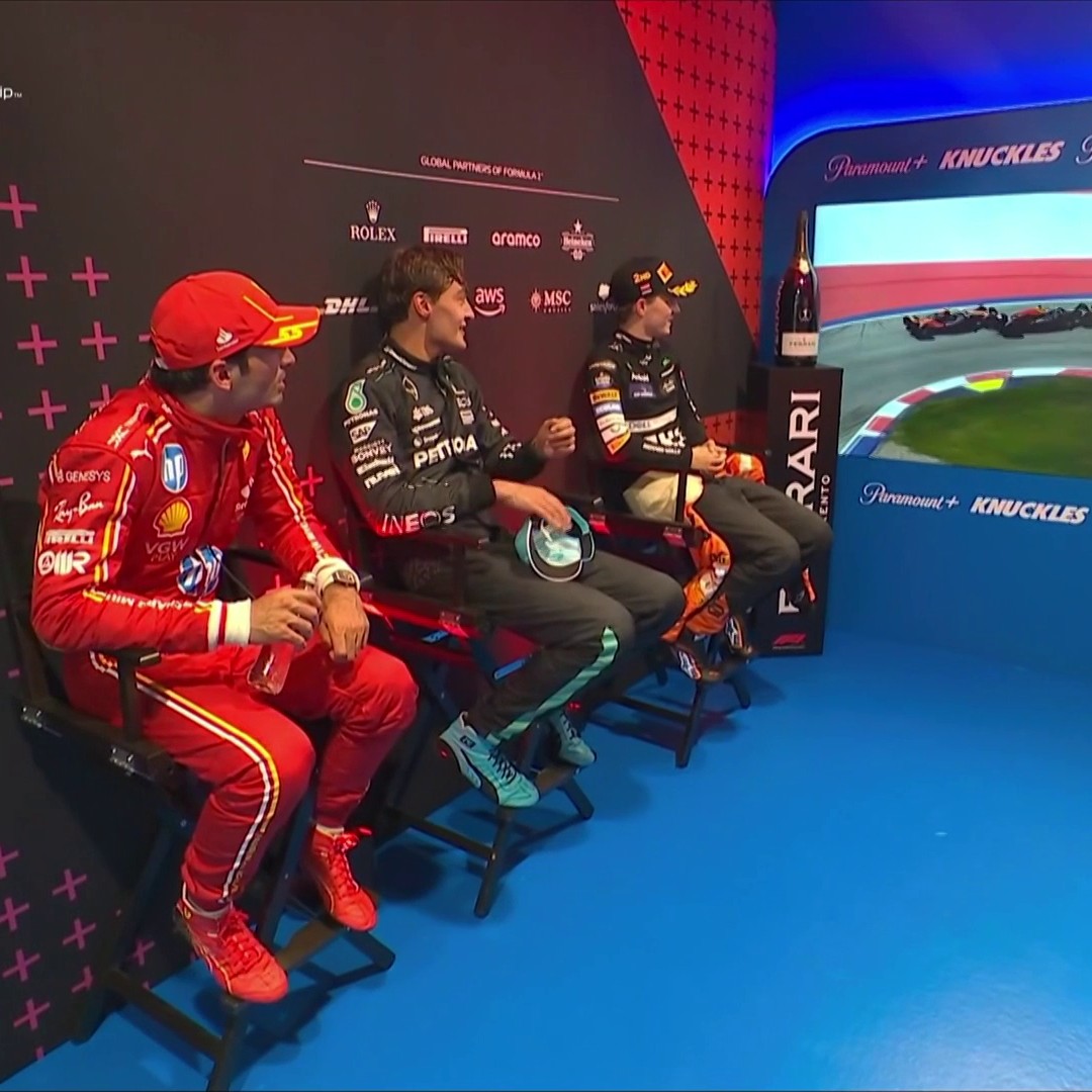 George: "Cool fight though." Oscar: "Well, you did just win the race because of it." 🤣🤣🤣