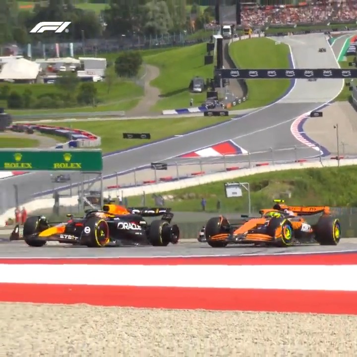 Verstappen 💥 Norris Incredible scenes at the Red Bull Ring 😵 #F1 #AustrianGP