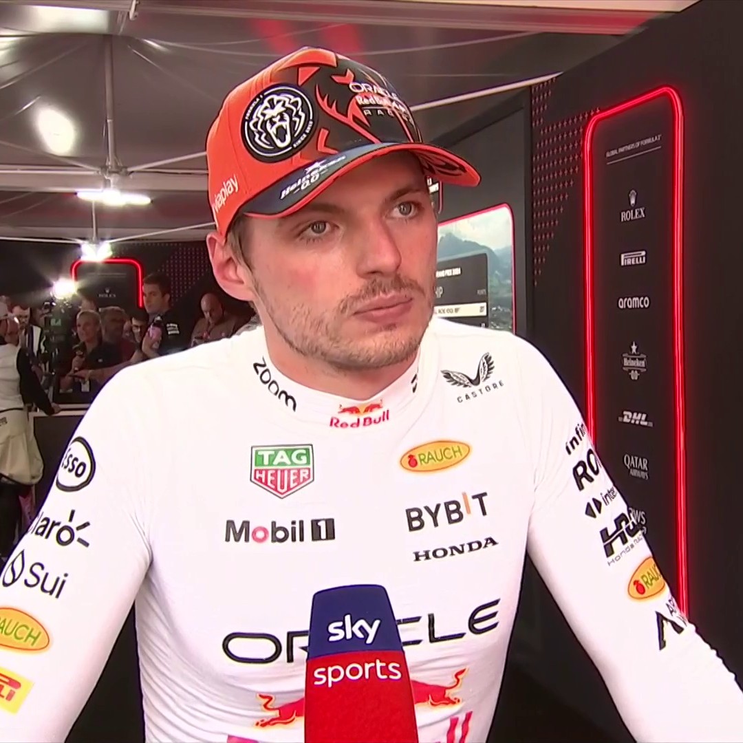 "Everyone can have their own opinion but I'm the one driving and the best in control... I think the guy in the car knows best what he's doing." Max Verstappen insists he didn't move under braking when battling with Lando Norris.