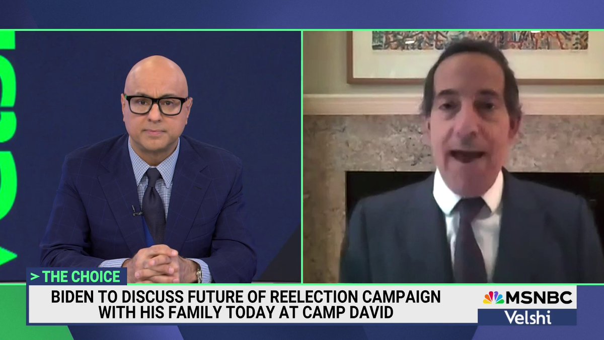 NEW ON MSNBC: Rep. Raskin tells Ali Velshi that Democrats are "having a serious conversation about what to do" following Biden's debate performance.