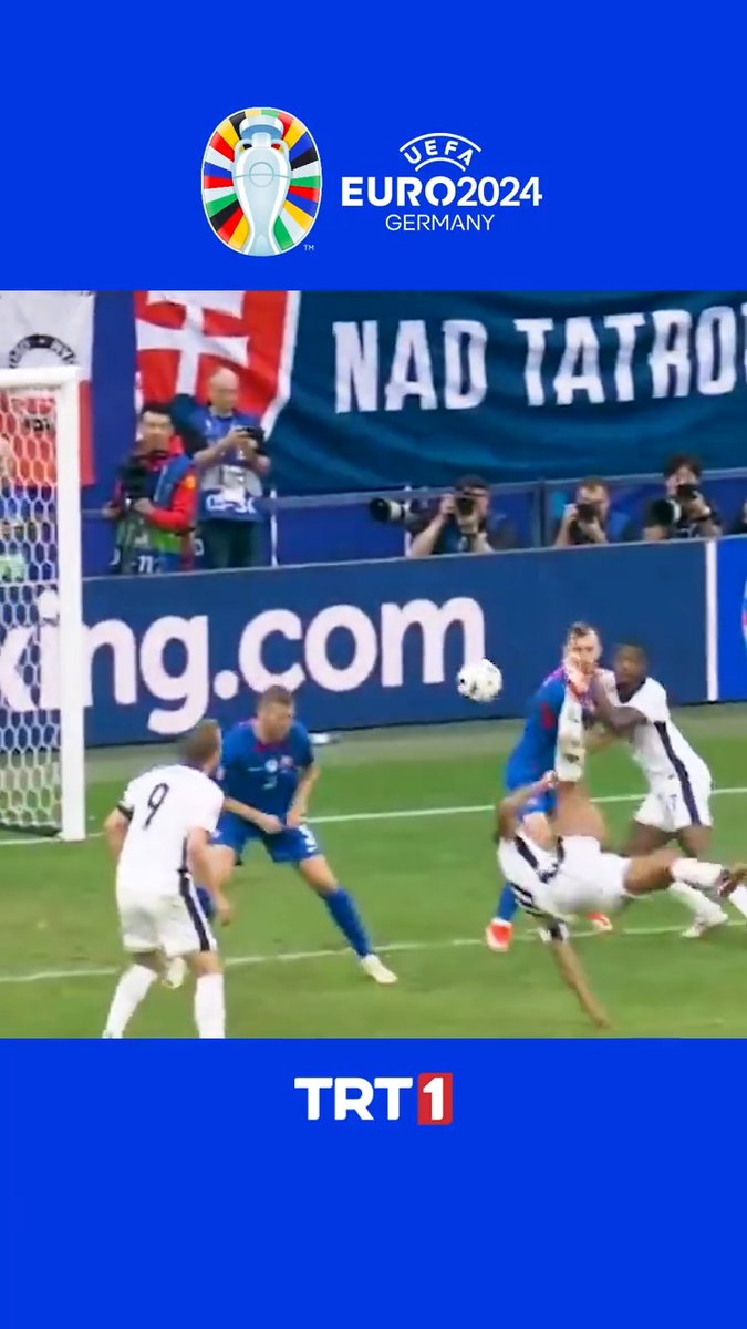 Bellingham'dan unutulmayacak gol. ⚽ #Bellingham #EURO2024