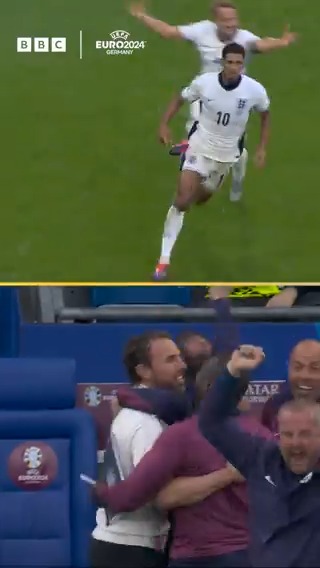 It doesn't get much more dramatic than this. #BBCEuros #Euro2024 #ENGSVK