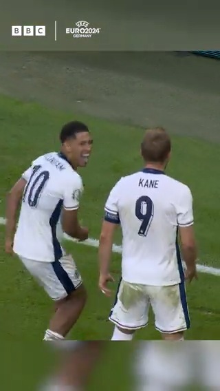 Harry Kane heads England into the quarter-final, completing an extraordinary turnaround 😮 #BBCEuros #Euro2024 #ENGSVK
