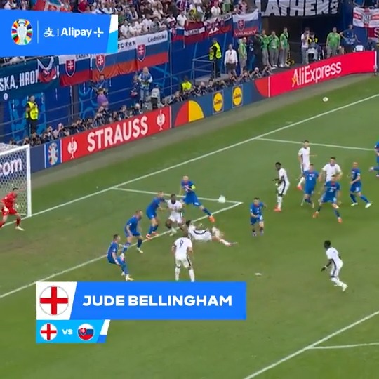 Stunning from Jude Bellingham 🤸😲 Alipay+ | #EUROGOTT