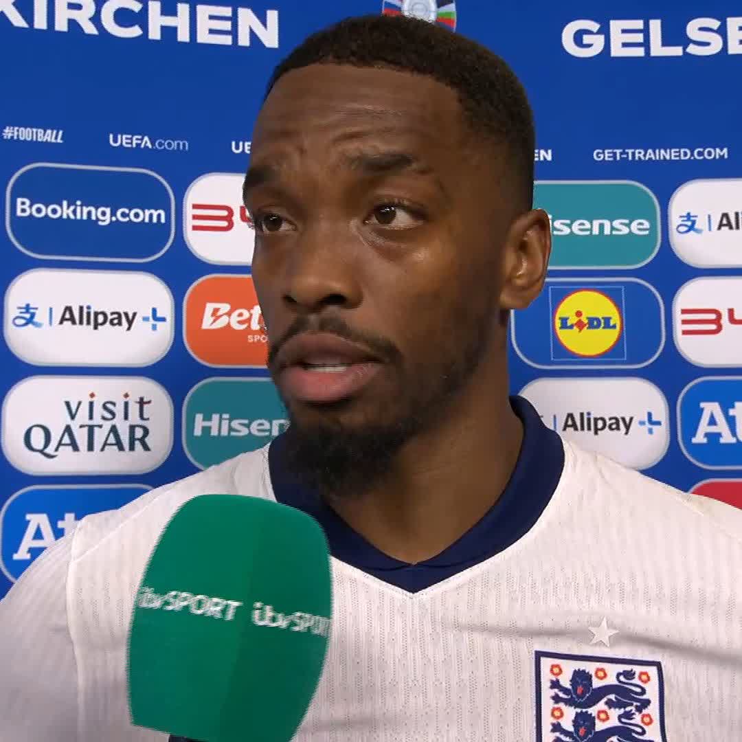 "We literally spoke about that before the start of the game!" Ivan Toney on assisting Harry Kane for England's winner against Slovakia #Euro2024