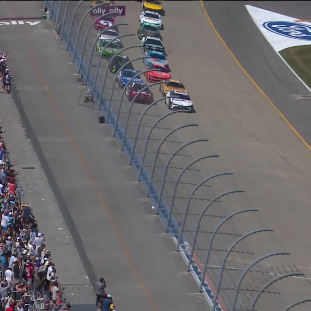 It's time to tackle 400 miles from the Music City. The #Ally400 is underway at Nashville Superspeedway!