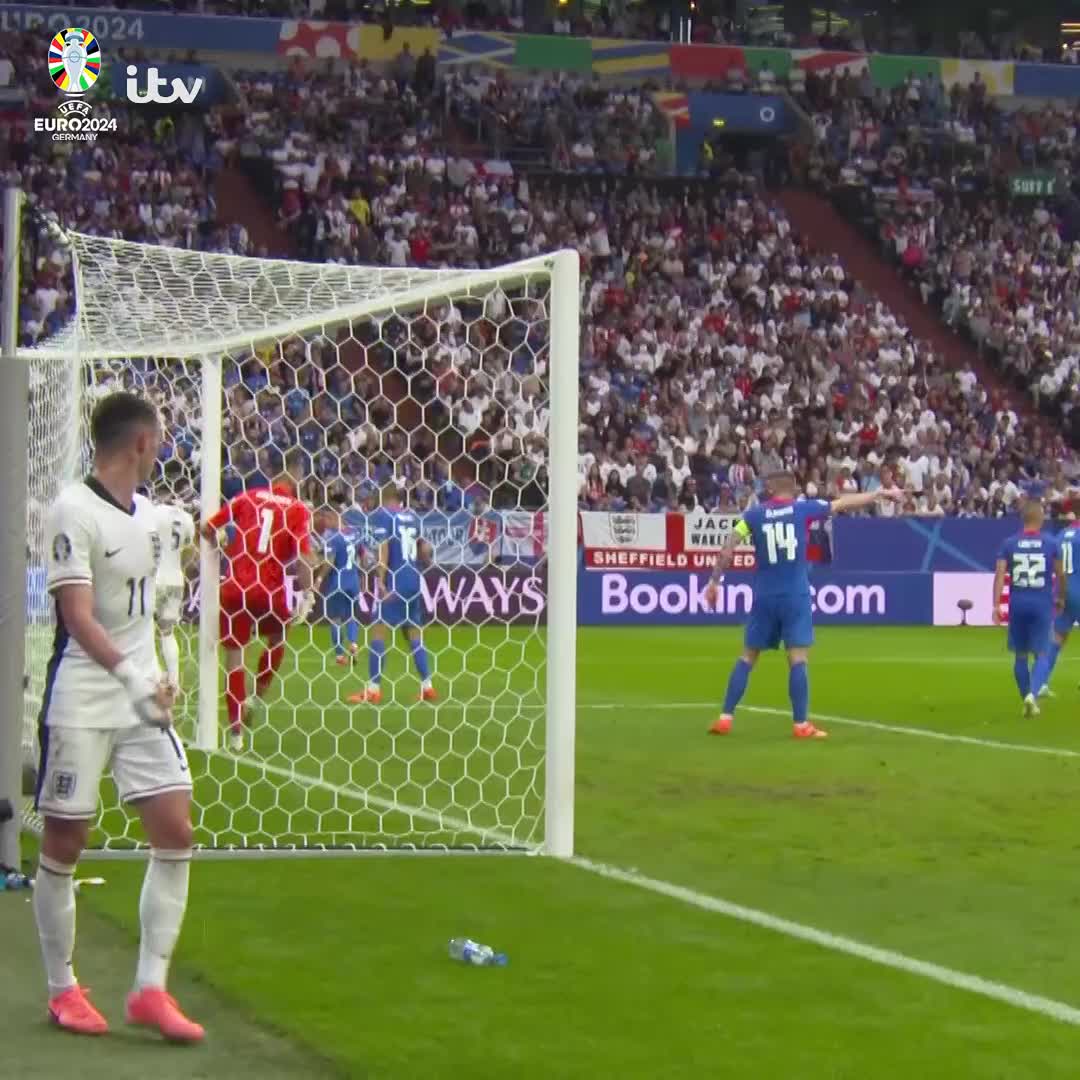 ๐ SOUND ON ๐ The noise when the ball hit the back of the net from Jude ๐ฆ #Euro2024