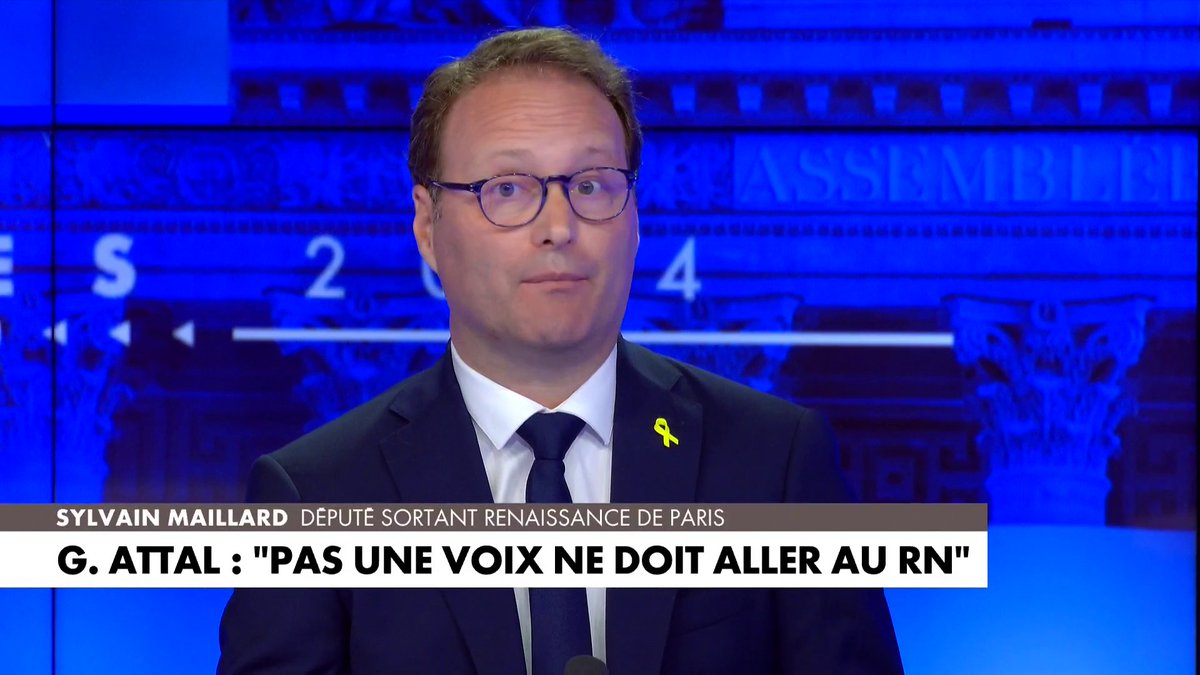 Sylvain Maillard : «Pas une voix pour le Rassemblement national, mais nous ne travaillerons pas avec LFI»