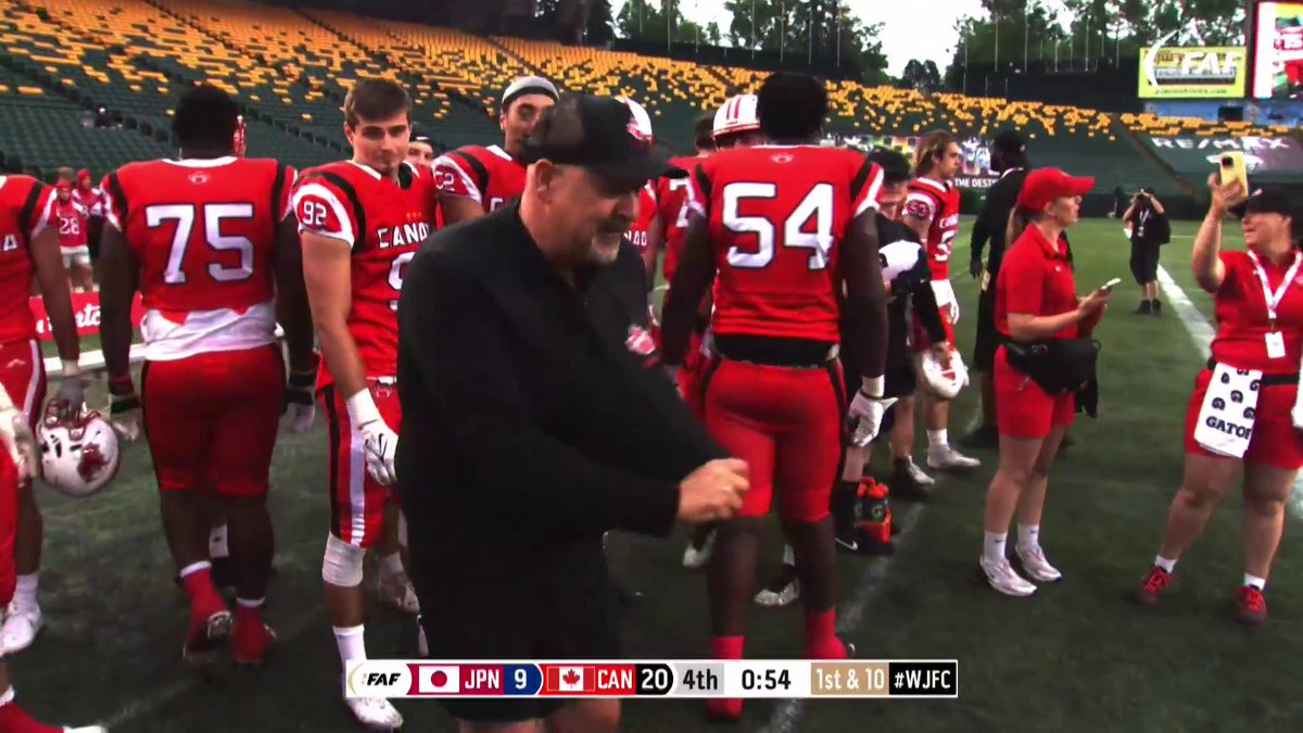 U20 World Championship - Final After a dense game Canada 🇨🇦 keep their crown for the 3rd time. They are U20 WORLD CHAMPIONS ! 📍Commonwealth Stadium ⏰ Final Score 🥇 Canada 🇨🇦 20 - 09 🇯🇵 Japan Replay and highlights available on very soon