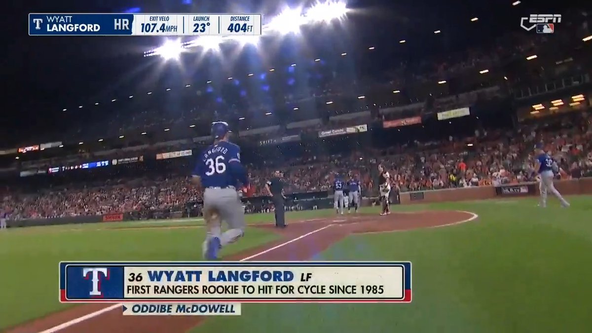 Cycle in his 59th career game. STIHL USA x #StraightUpTX