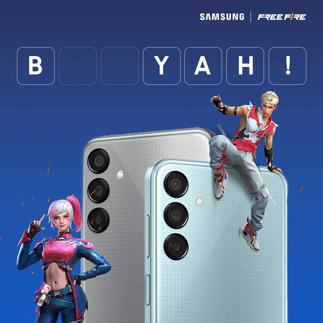 Ada 1 Galaxy M15 5G buat kamu yang berhasil lengkapin kata di bawah! Tau jawabannya? Langsung like, RT, dan reply sebanyak-banyaknya dengan format “Layar Super AMOLED dan Vision Booster #GalaxyM15 5G bikin (jawaban kamu) #GakAdaMatinya 🔥🔥🔥”