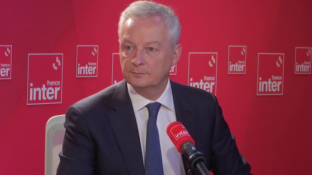 "C'est une défaite pour notre majorité", reconnaît Bruno Le Maire, qui regrette le choix de "millions d'électeurs qui savent parfaitement que le RN est un danger pour notre nation" #le710Inter