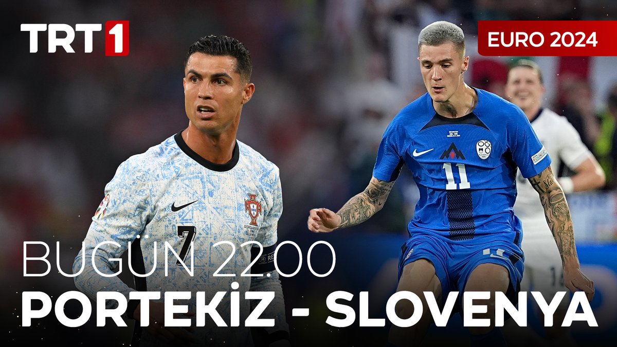 Millilerimizin bulunduğu gruptan lider çıkan Portekiz, sürpriz peşindeki Slovenya karşısında! Portekiz-Slovenya maçı bugün 22.00’de TRT 1 ve tabii'de. #EURO2024