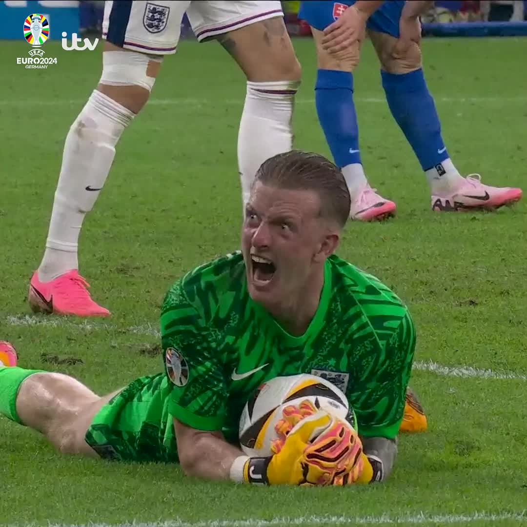Jordan Pickford is something else 😂 England | #Euro2024