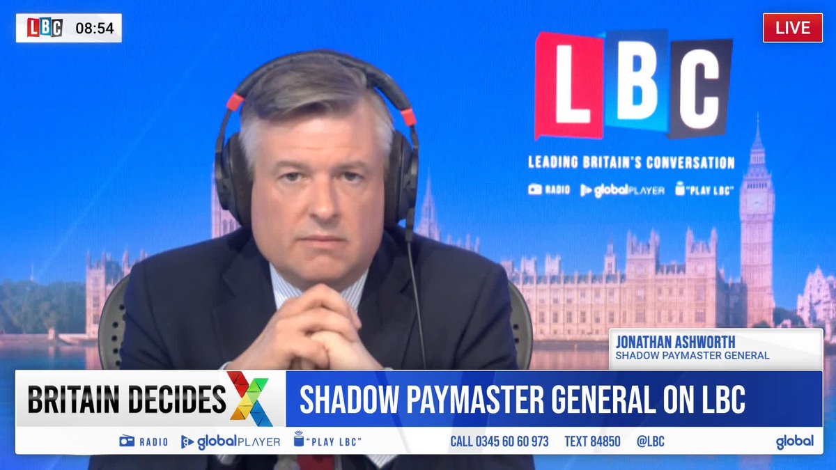 'A trans woman in a restaurant that only has a man and a woman's toilet facilities, which does she use?' 'I'm not a toilet monitor.' Jonathan Ashworth is the latest Labour politician to be asked by Nick Ferrari about the party's stance on gender identity.