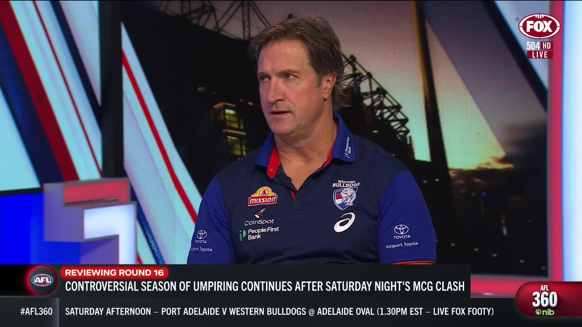 "Are you condoning, 80 metres off the play, that players can do that?" Luke Beveridge delivers a strong defence of Cody Weightman. 📺 Watch #AFL360 on Ch. 504 or stream via Kayo Sports: