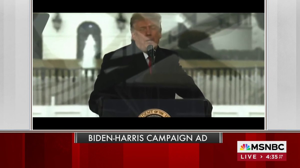 The Biden-Harris campaign is out with a new ad: "When you get knocked down, you get back up."