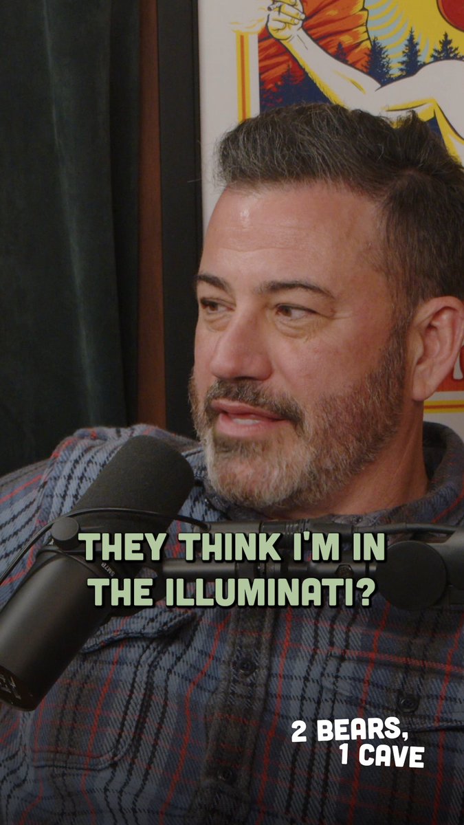 Illuminati confirmed? 👀 Brand new #2Bears1Cave with Jimmy Kimmel is up!