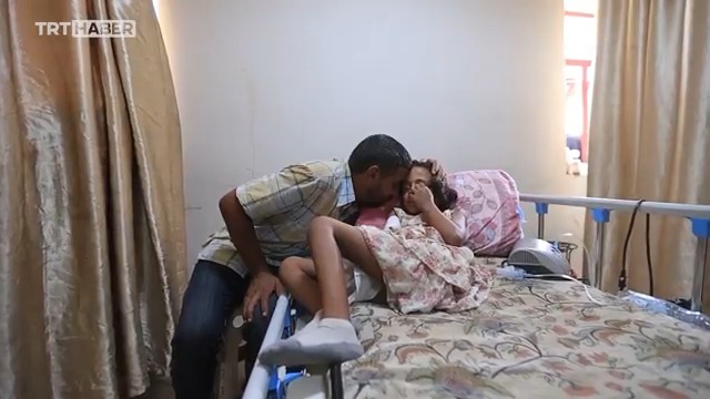 Her gün 10'dan fazla çocuk ampute ediliyor... İsrail Gazze'de 16 bine yakın çocuğu katletti. Binlercesinin de kol ve bacakları ampute edildi. TRT ekibi, İsrail saldırısında yaralanan çocukları ziyaret etti.