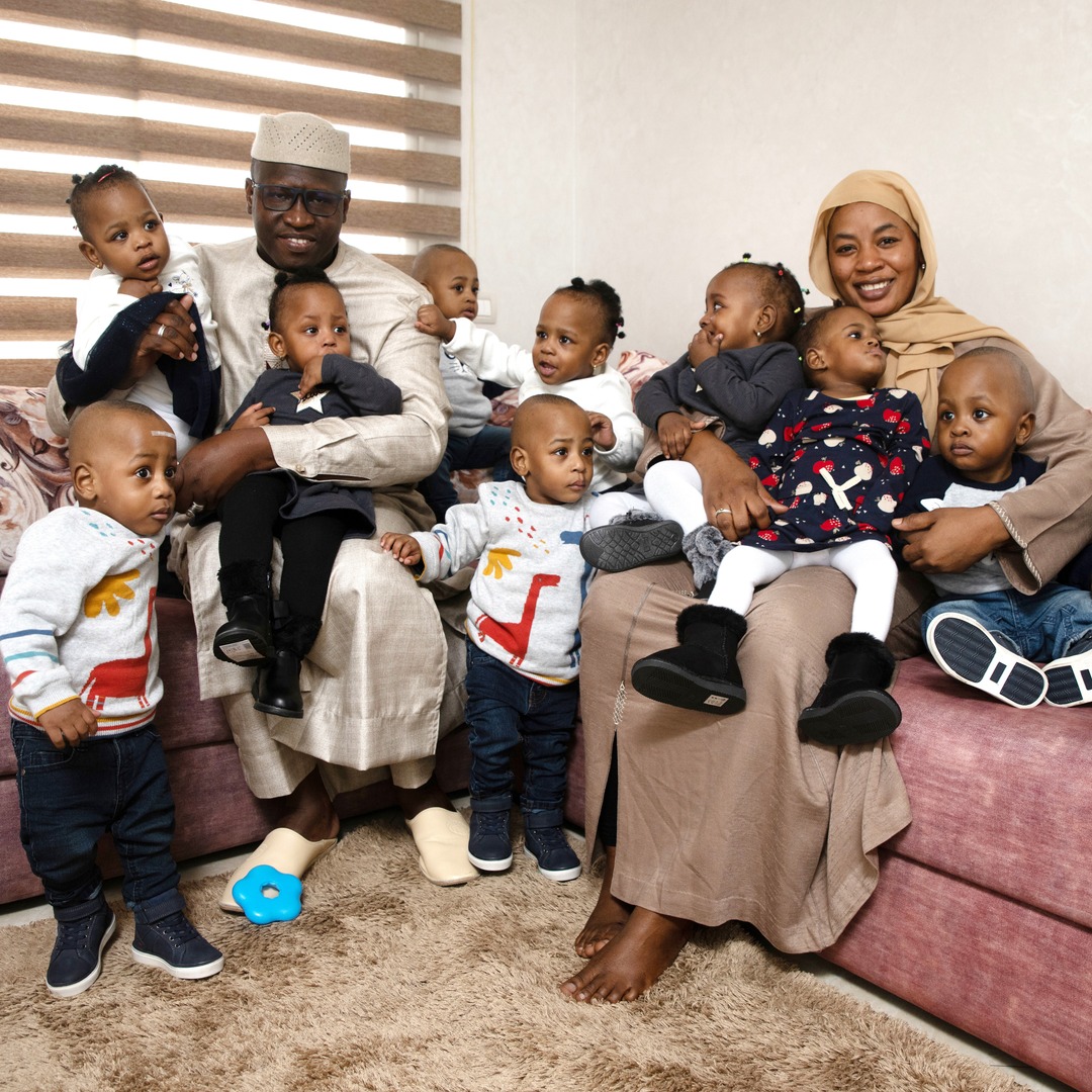 Most children delivered at a single birth to survive: The Cisse nonuplets ✨