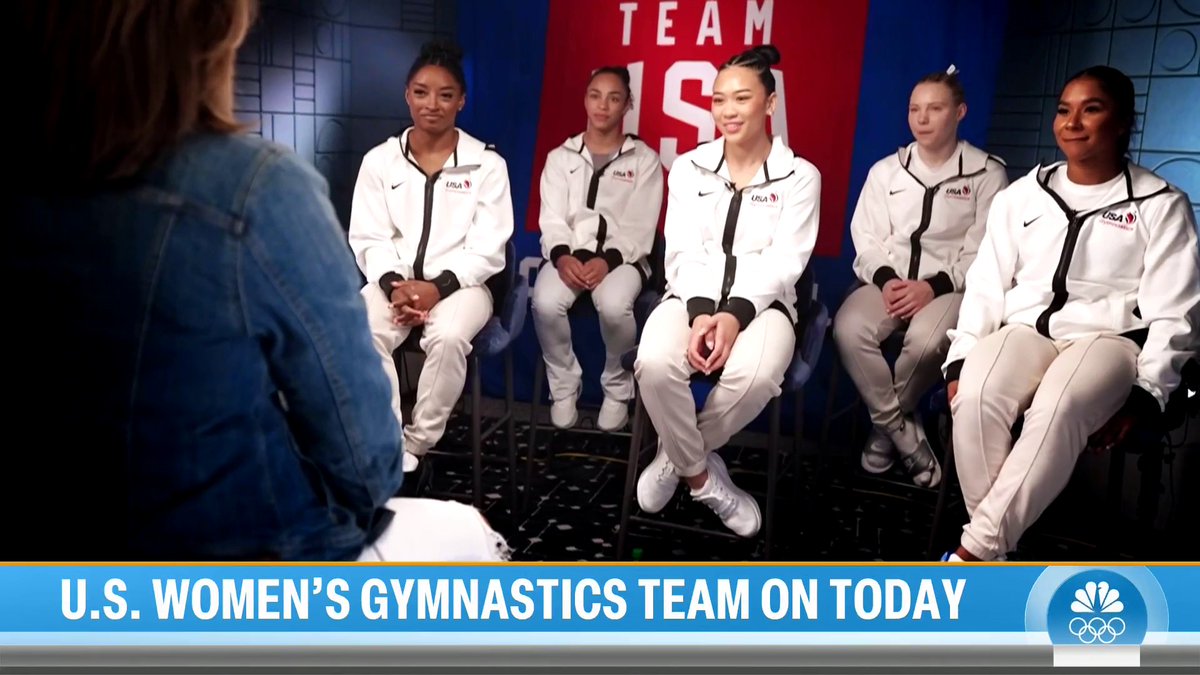 EXCLUSIVE: TODAY’s Hoda Kotb sat down with Team USA USA Gymnastics’s Simone Biles, Suni Lee, Jordan Chiles, Jade Carey and Hezly Rivera, who are heading to the 2024 #ParisOlympics to talk all about their journey and what’s ahead. #USAGTrials24 @nbcsports @nbcolympics