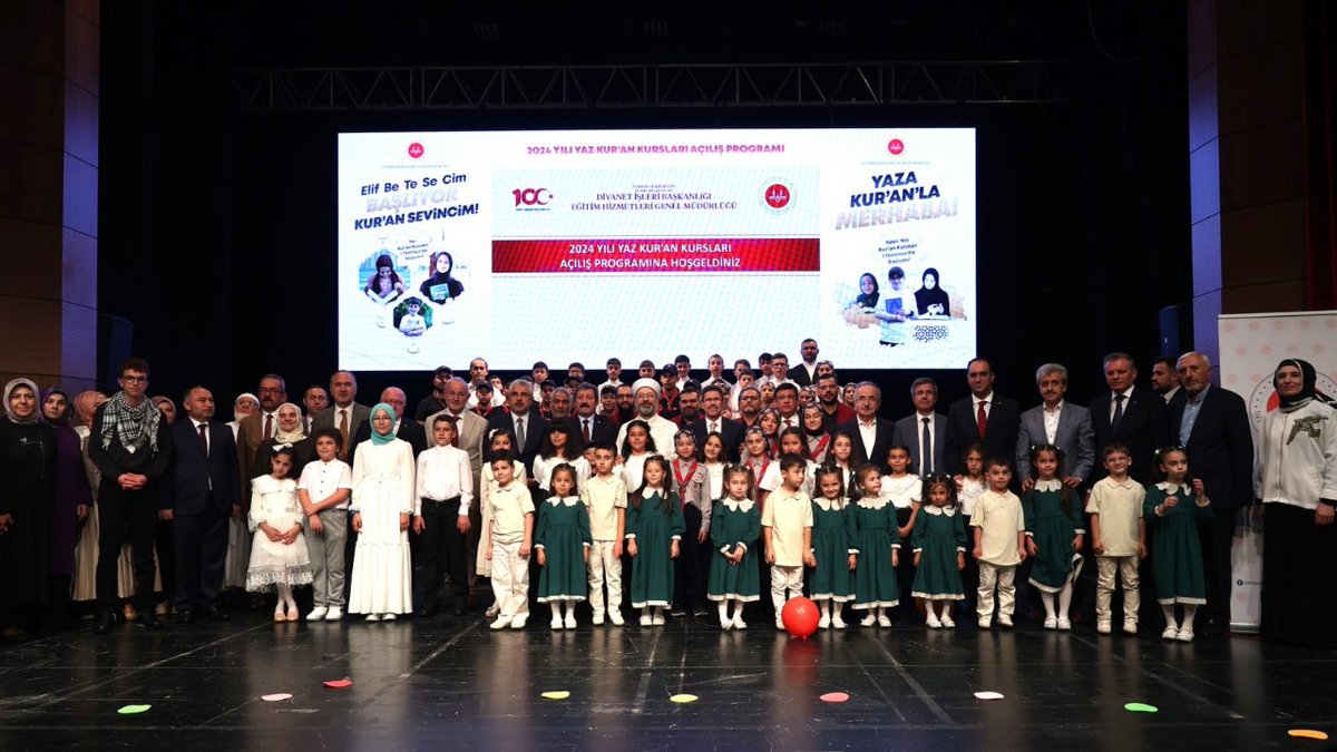 Samsun'da gerçekleştirdiğimiz '2024 yılı Yaz Kur’an Kursları Açılış Programı'nda kurslarımıza katılacak olan evlatlarımızın mutluluk ve heyecanına ortak olduk. Yaz Kur’an kurslarımıza katılan evlatlarımız ve değerli ailelerini tebrik ediyor, başta Eğitim Hizmetleri Genel Müdürlüğümüz olmak üzere büyük bir emek, samimiyet ve heyecanla yaz kurslarında hizmet edecek hocalarıma kolaylıklar diliyorum. Cenab-ı Mevla, çocuklarımıza eğitim hayatlarında, Kur’an yolunda, İslam yolunda başarı ihsan eylesin. Gayretlerimizde ve çalışmalarımızda bizleri muvaffak kılsın.