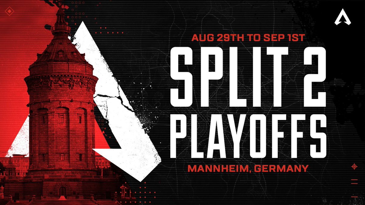 The #ALGS Year 4 Split 2 Playoffs are set! From August 29th to September 1st, 40 top teams from around the world will compete at SAP Arena in Mannheim, Germany for a share of the $1M USD prize pool. Tickets on sale soon. Stay tuned for updates. 📄: